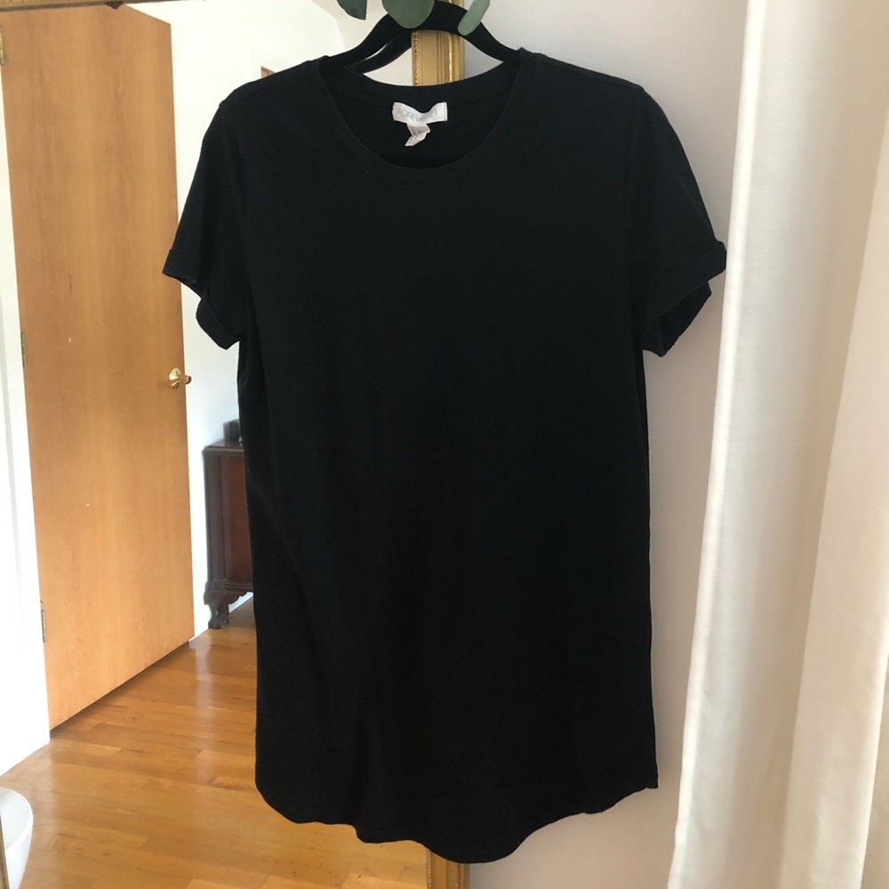 Basic Black T-shirt Dress